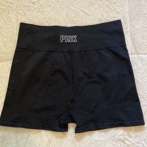 Pink Sport athletic booty shorts size large